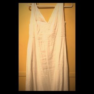 White Gap midi dress